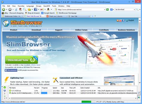 Free download of Transportable Slimbrowser 8.00 Design 001